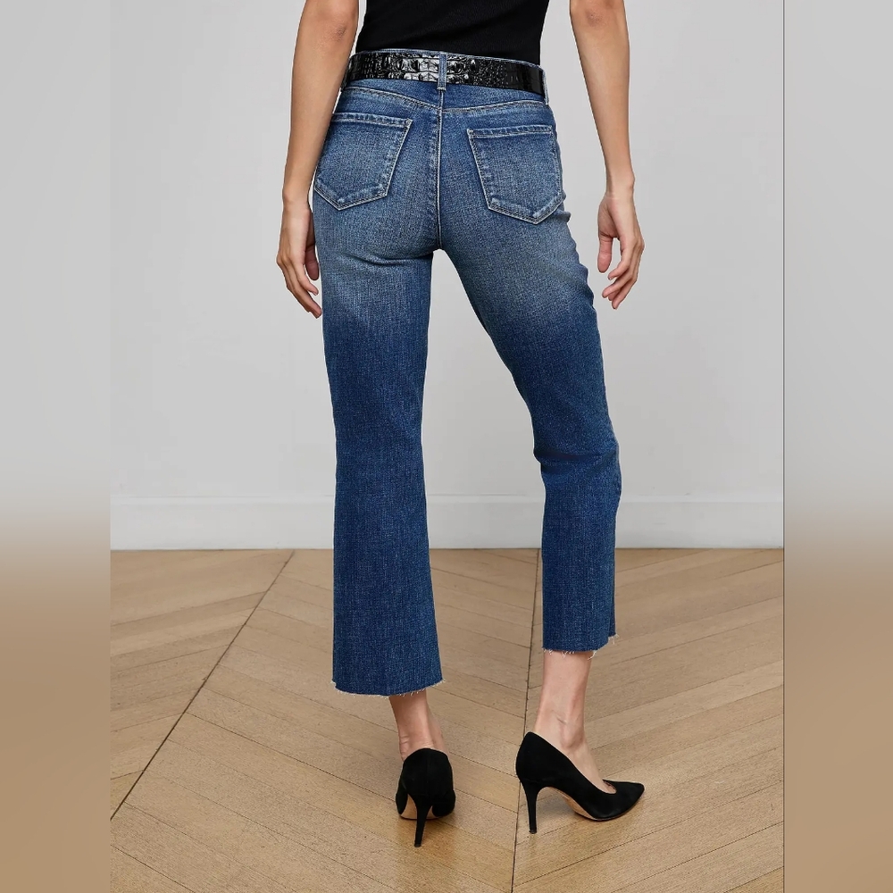 l'agence Kendra high rise cropped flare naples